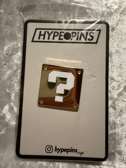 Mario Mystery Box Pin | Super Mario Bros. Enamel Collectible - Hype Pins