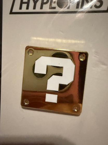 Mario Mystery Box Pin | Super Mario Bros. Enamel Collectible - Hype Pins