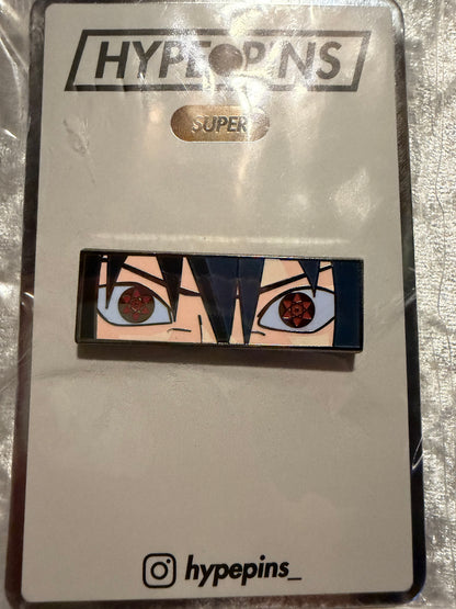 Sasuke Sharingan Enamel Pin | Naruto Anime Collectible - Hype Pins
