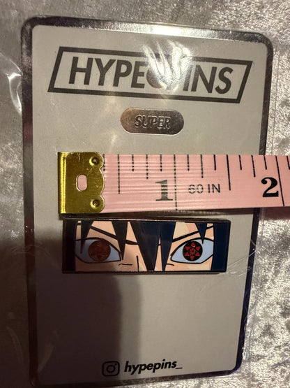 Sasuke Sharingan Enamel Pin | Naruto Anime Collectible - Hype Pins