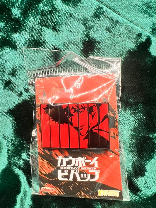Zen Monkey Studios Red Panel Spike Cowboy Bebop Enamel Pin