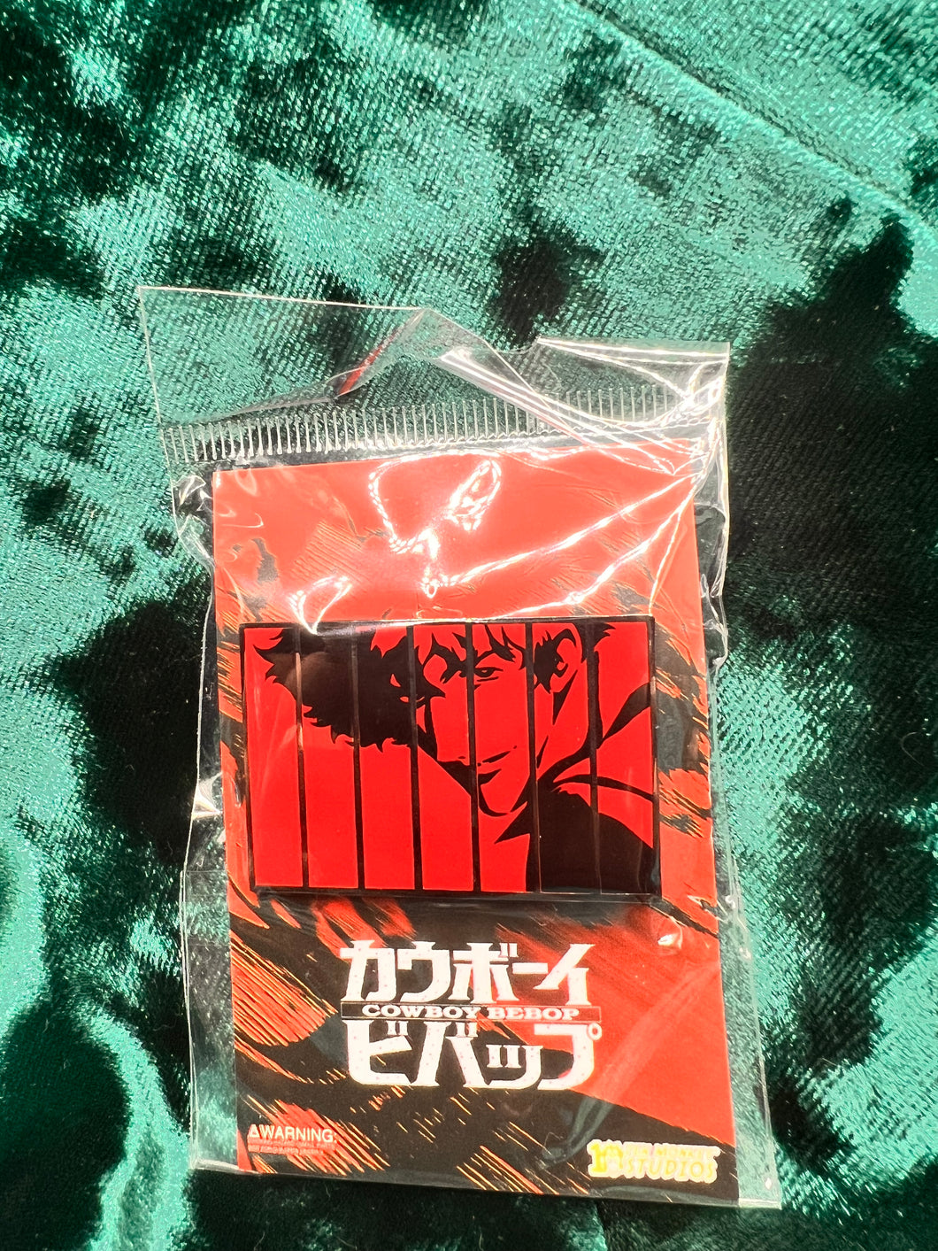 Zen Monkey Studios Red Panel Spike Cowboy Bebop Enamel Pin
