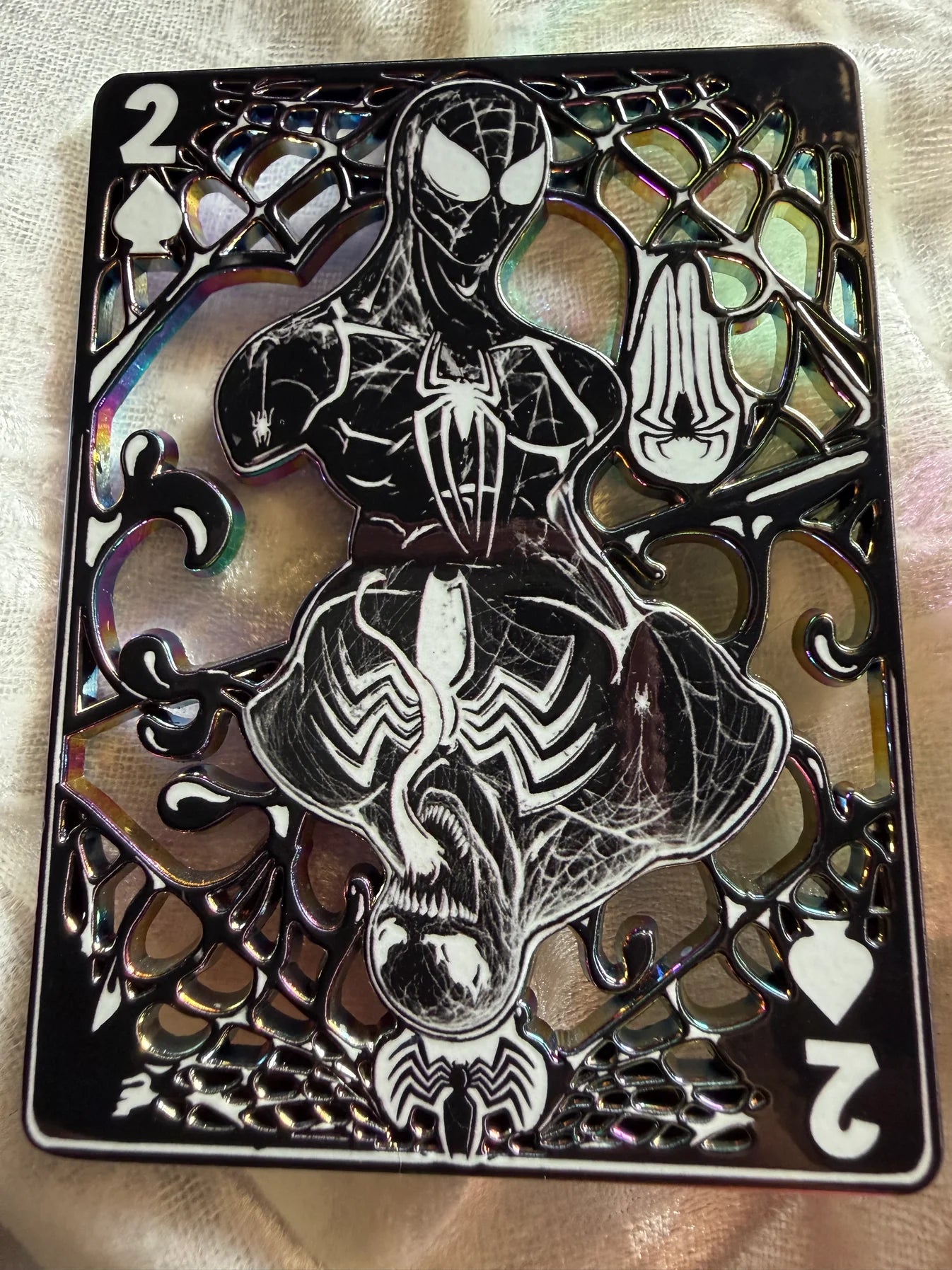 Spider-Man Gwen-Verse: Spider-Gwen & Gwenpool Card Pin By Bendiesticks Set of 2