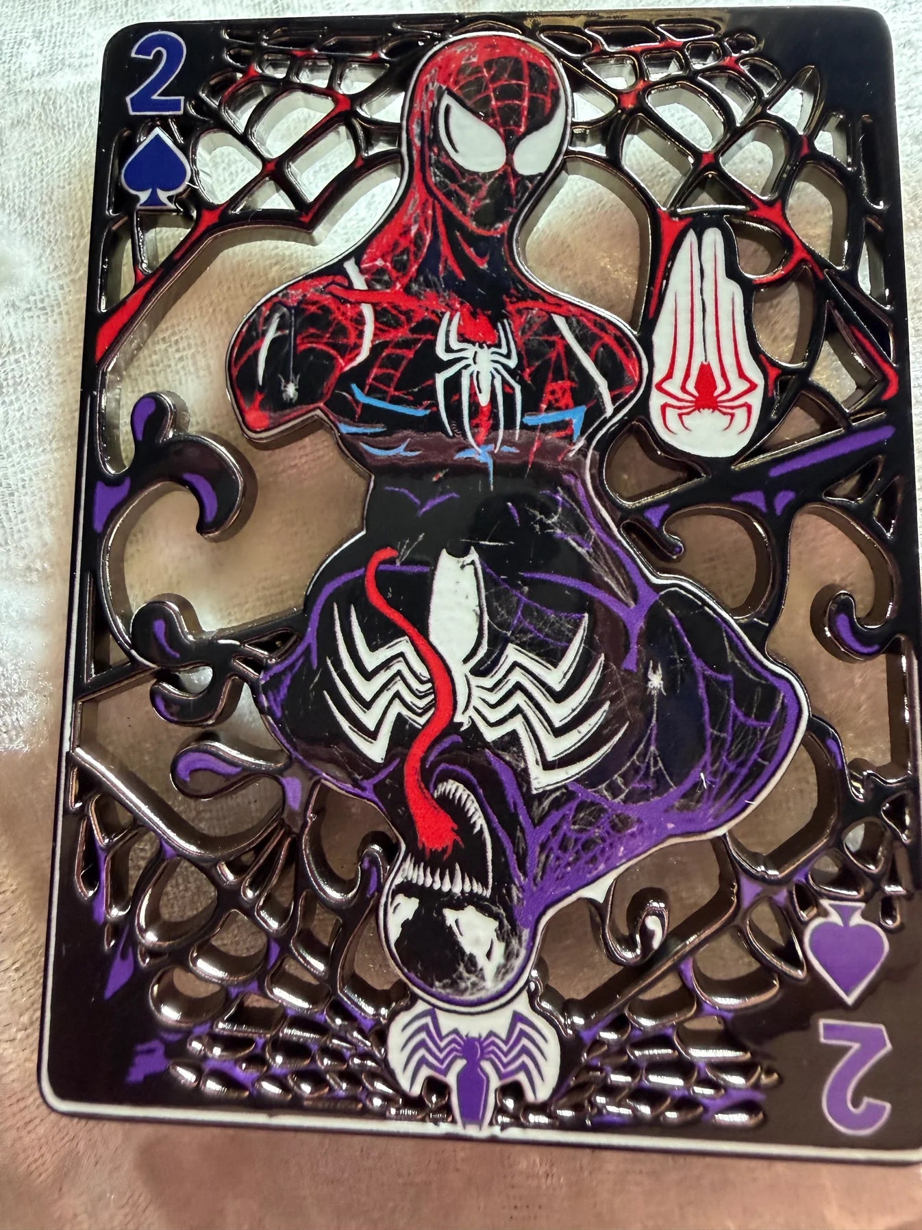 Spider-Man Gwen-Verse: Spider-Gwen & Gwenpool Card Pin By Bendiesticks Set of 2