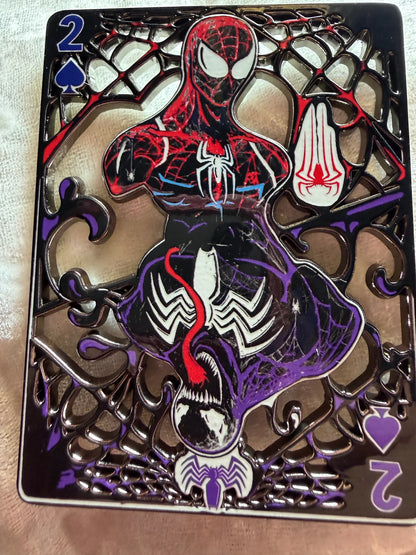 Spider-Man Gwen-Verse: Spider-Gwen & Gwenpool Card Pin By Bendiesticks Set of 2