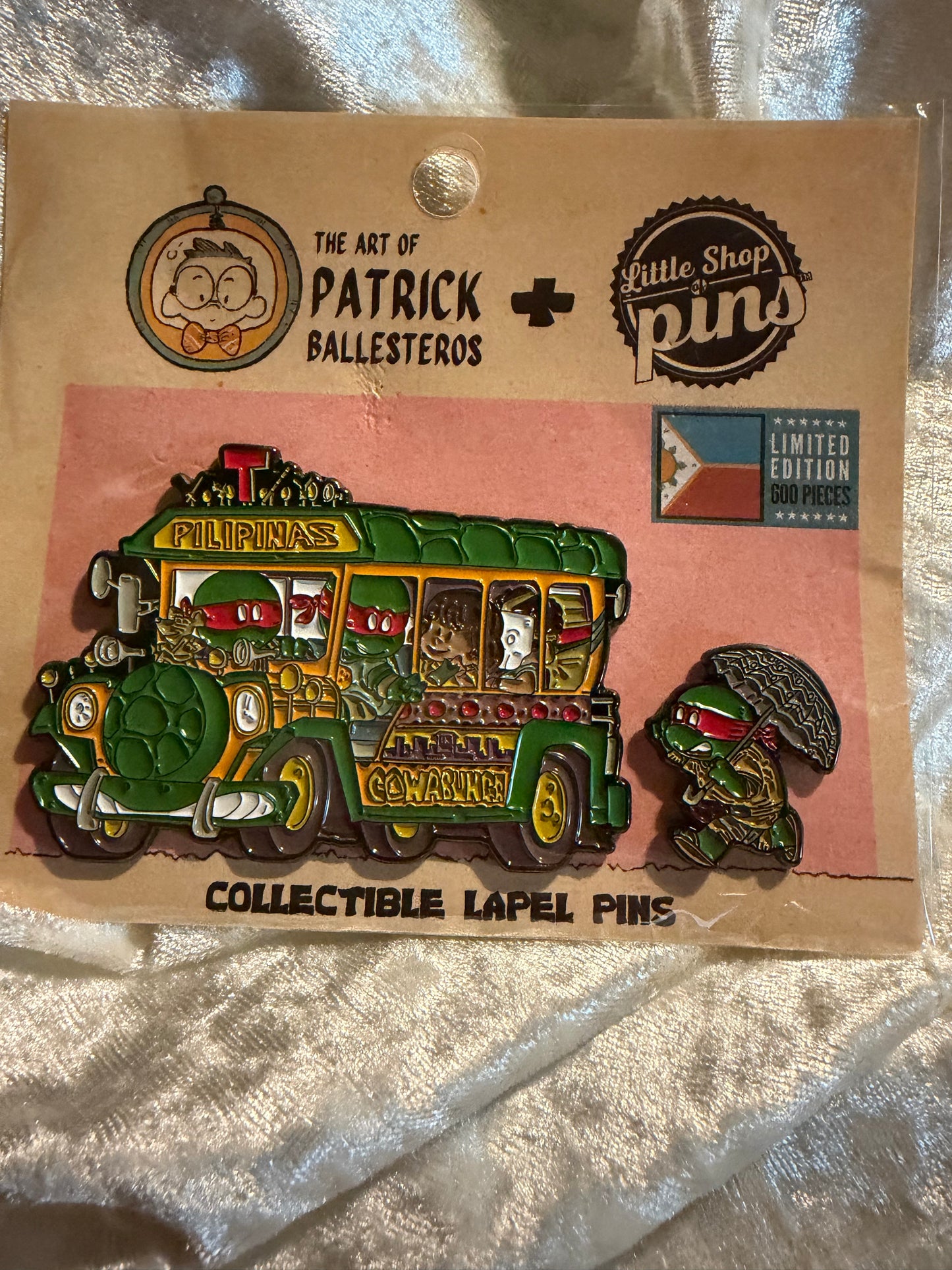 Jeepney Kultura Green Machin Pin Set | Fahm Edition | Patrick Ballesteros | Fan Made