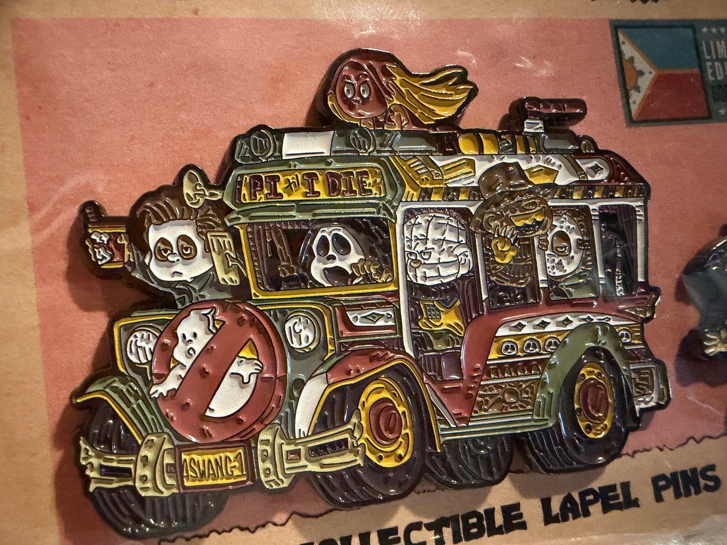 Jeepney Kultura Horror Pin Set | Limited Edition 600 Halloween Collectible| Patrick Ballesteros