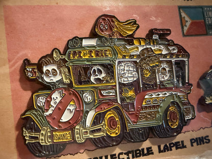 Jeepney Kultura Horror Pin Set | Limited Edition 600 Halloween Collectible| Patrick Ballesteros