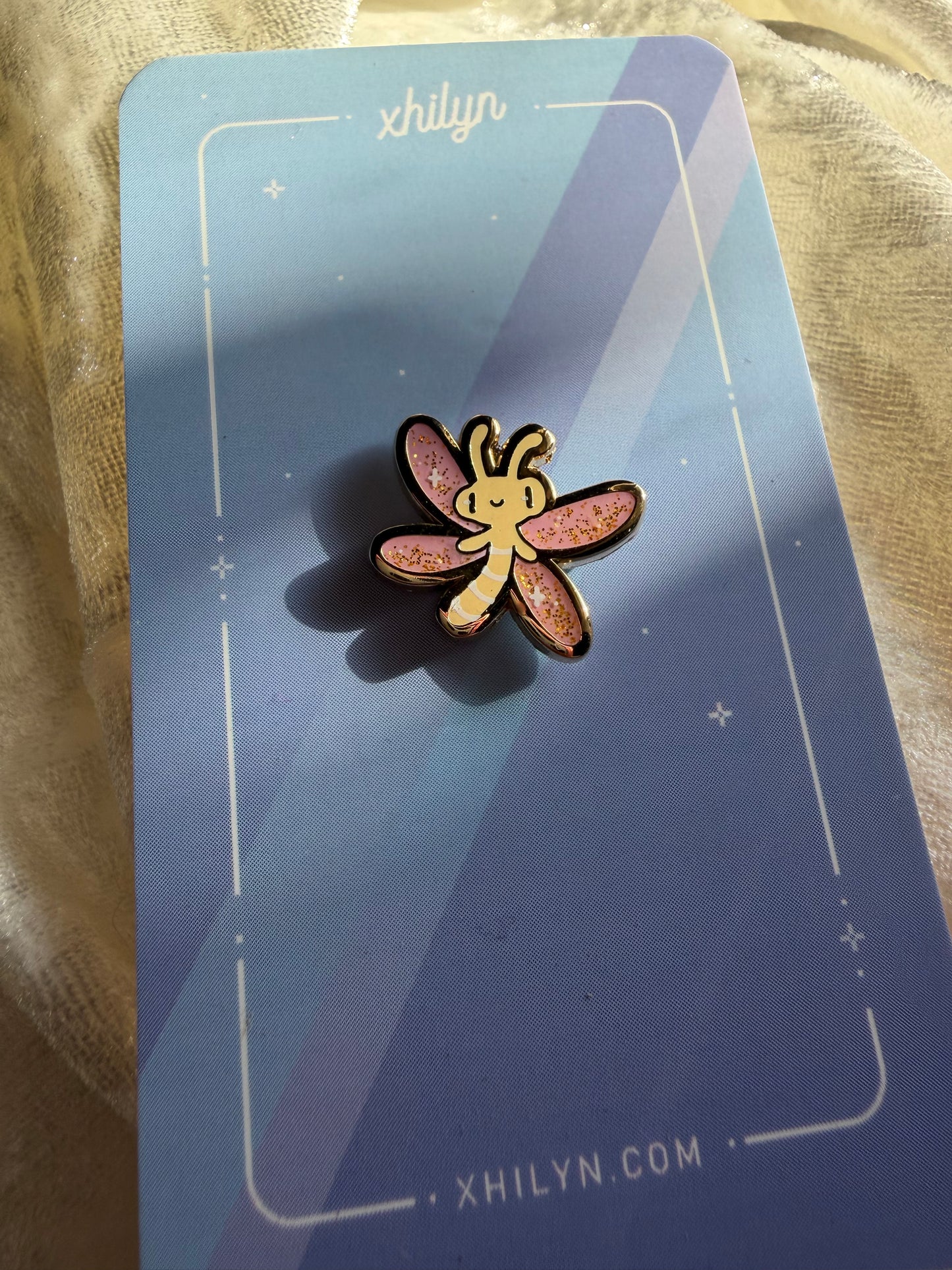 Sparx the Dragonfly Enamel Pin - Spyro the Dragon | Xhilyn Fan Made