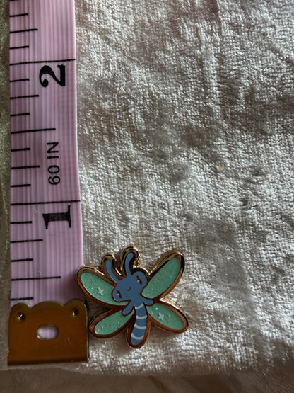 Green Sparx the Dragonfly Enamel Pin - Spyro the Dragon | Xhilyn Fan Made