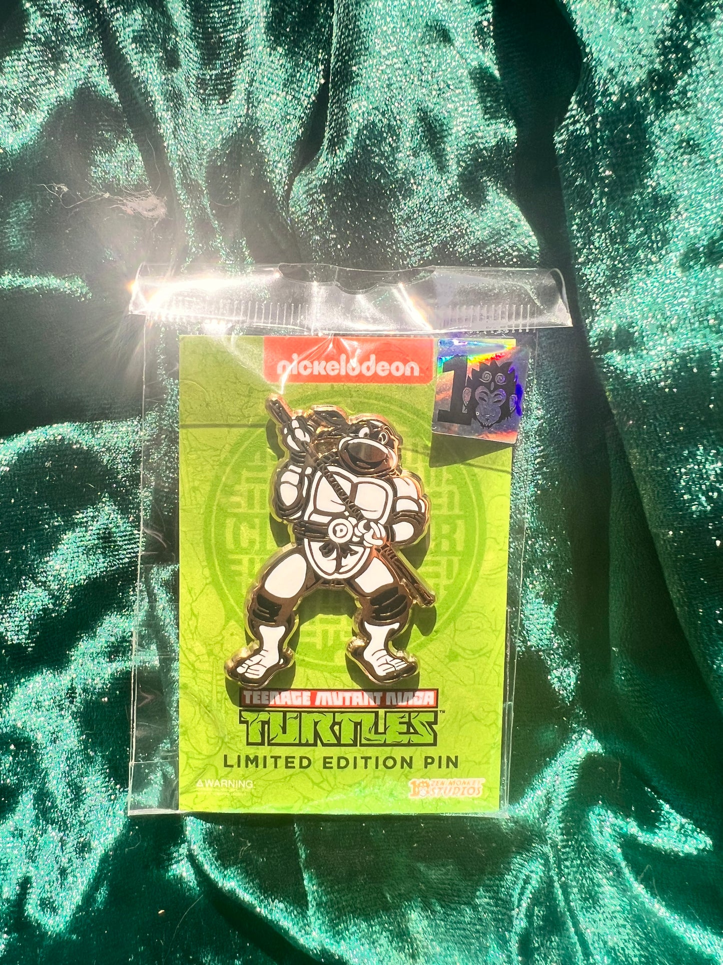 Zen Monkey Studios 10th Anniversary Donatello TMNT Pin