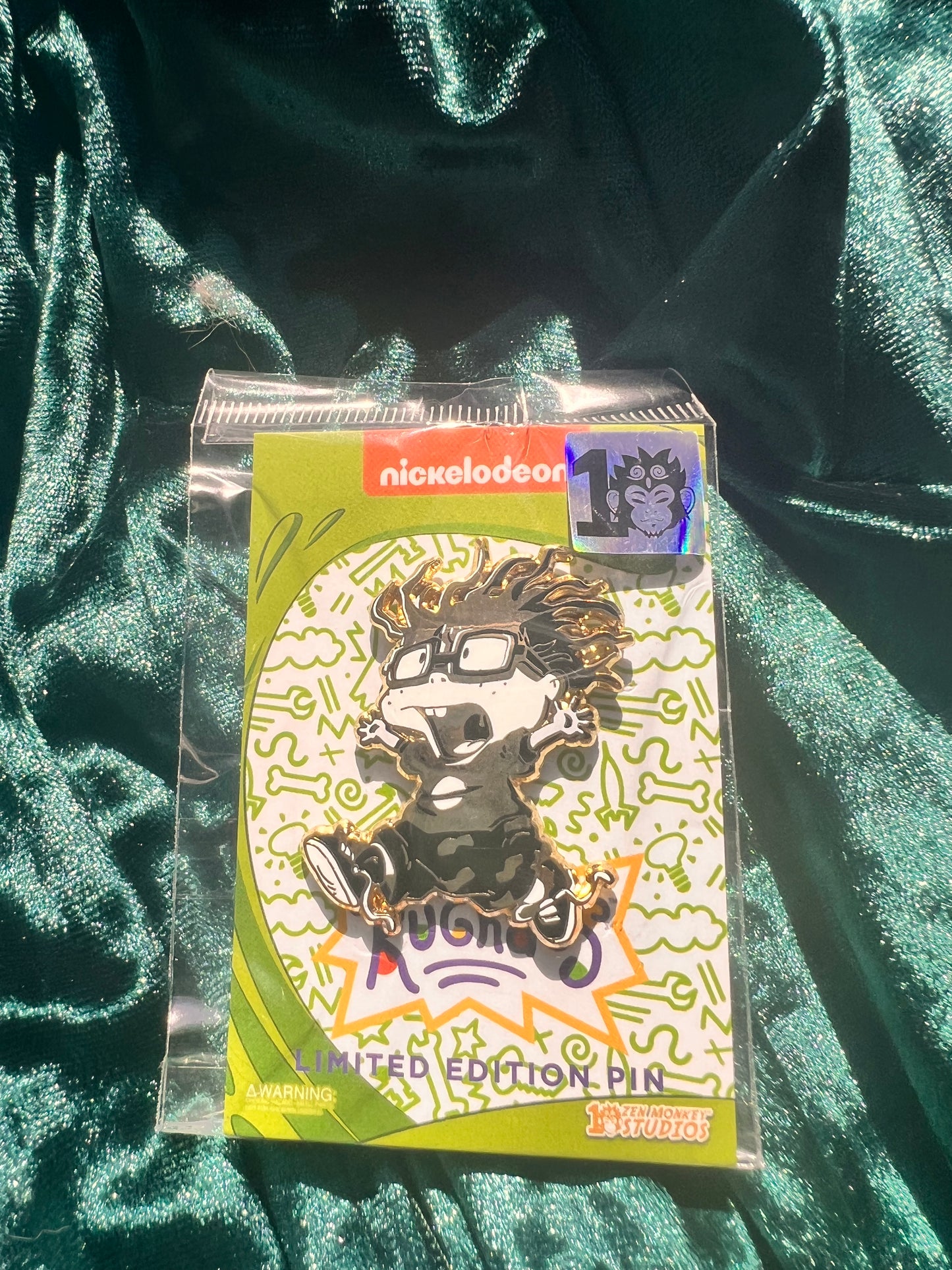 Zen Monkey Studios 10th Anniversary Chuckie Rugrats Pin