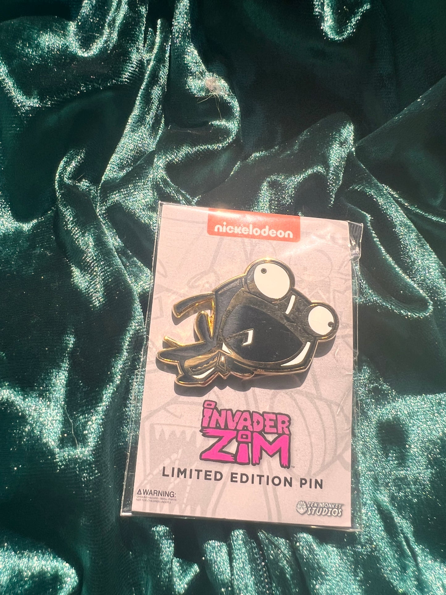 Zen Monkey Studios 10th Anniversary Gir Invader Zim Pin
