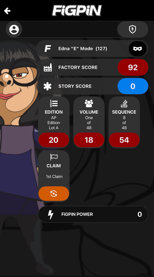 Edna Mode FiGPiN #127 Locked Artist Proof Edition (48 Made) - Pixar