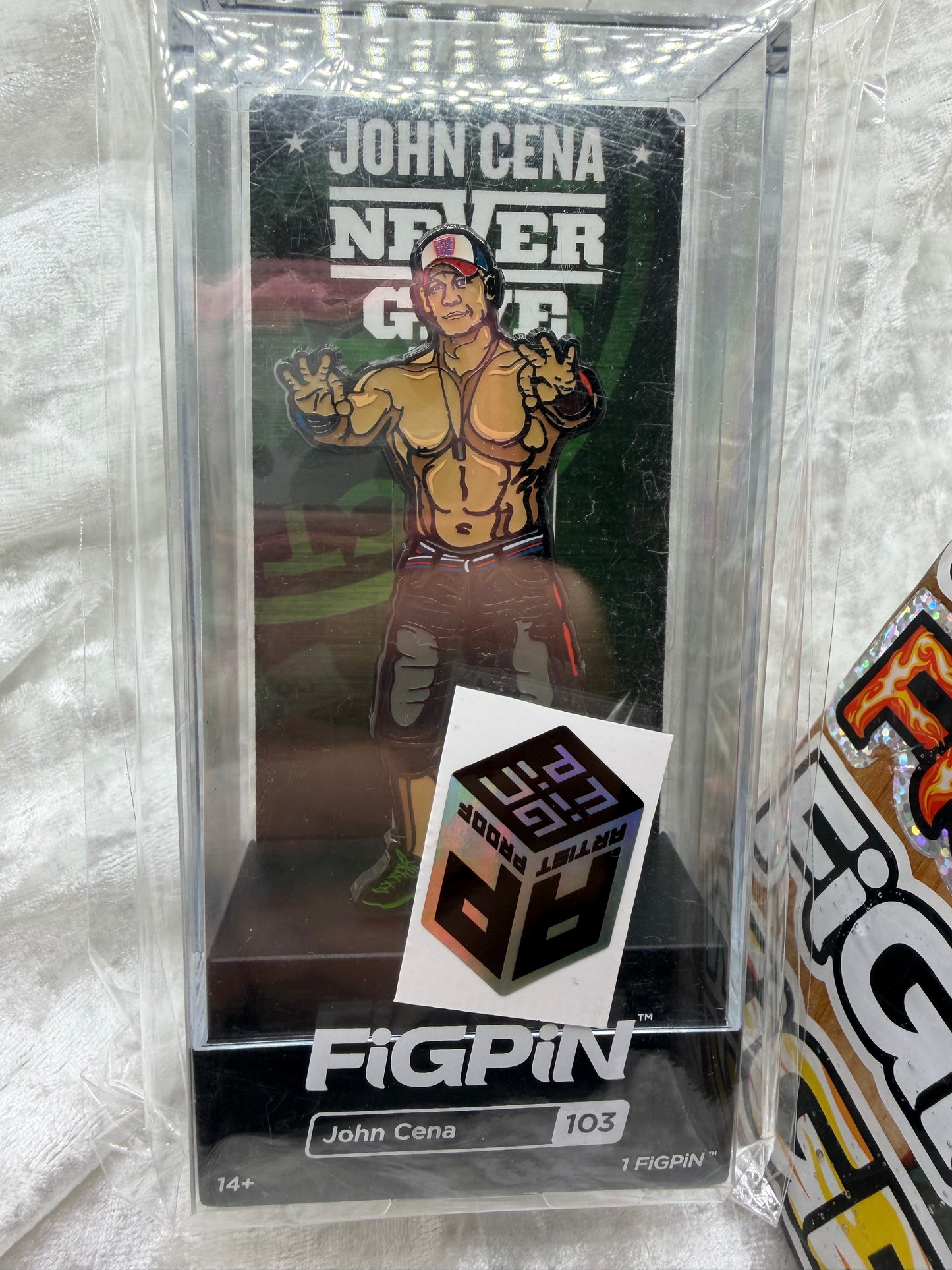 John Cena FiGPiN #103 Artist Proof (36 Made) - Unlocked WWE Pin