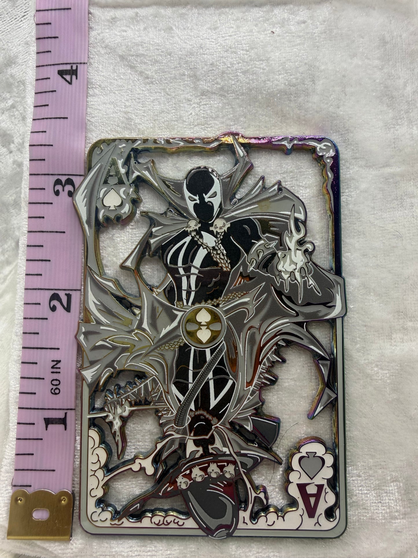 Spawn & Gunslinger Spawn B&W on Ano Card Mashup LE 40 Fan-Made Pin By Bendiesticks