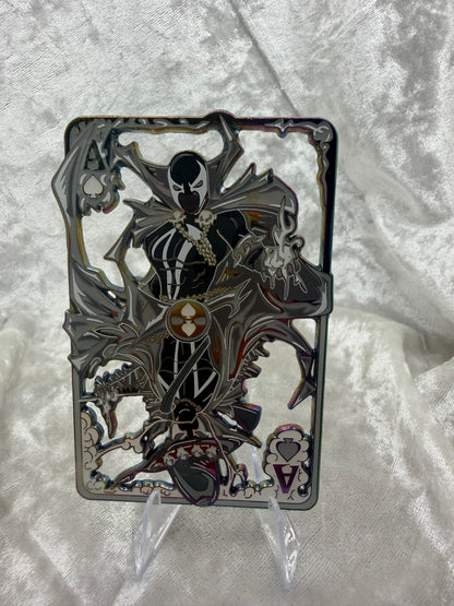 Spawn & Gunslinger Spawn B&W on Ano Card Mashup LE 40 Fan-Made Pin By Bendiesticks