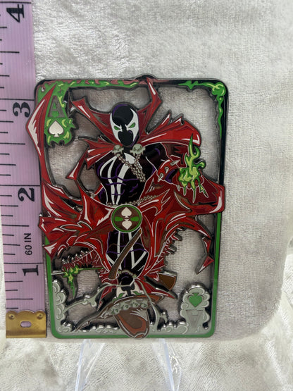 Spawn & Gunslinger Spawn Glow Card Mashup LE 75 Fan-Made Pin by Bendiesticks