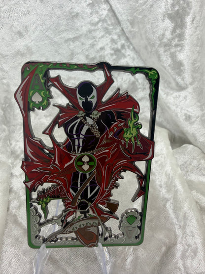Spawn & Gunslinger Spawn Glow Card Mashup LE 75 Fan-Made Pin by Bendiesticks