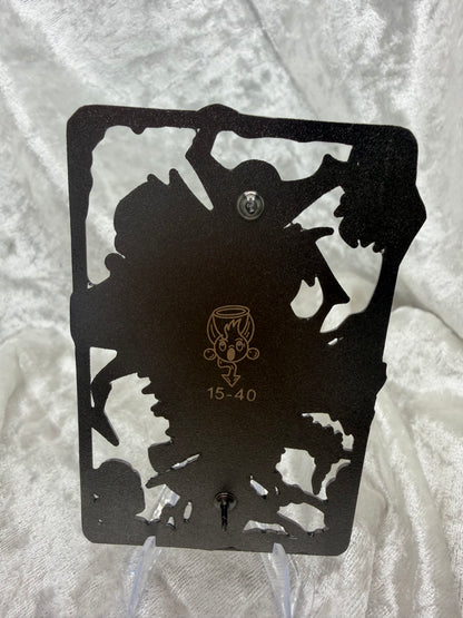 Spawn & Gunslinger Spawn Black & White Card Mashup Fan-Made Pin By Bendiesticks