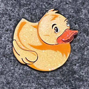 Duck Pin Orange Glitter Le 10