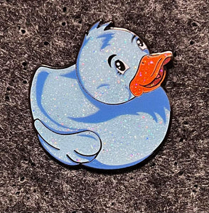 Duck Pin Blue Glitter Le 10