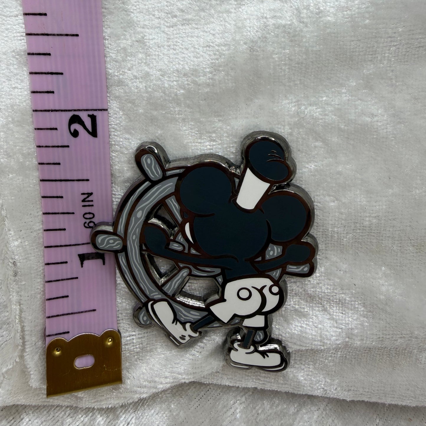 Steambutt Willie Pin by Brian Cook | Funny Classic Animation Parody Enamel Pin
