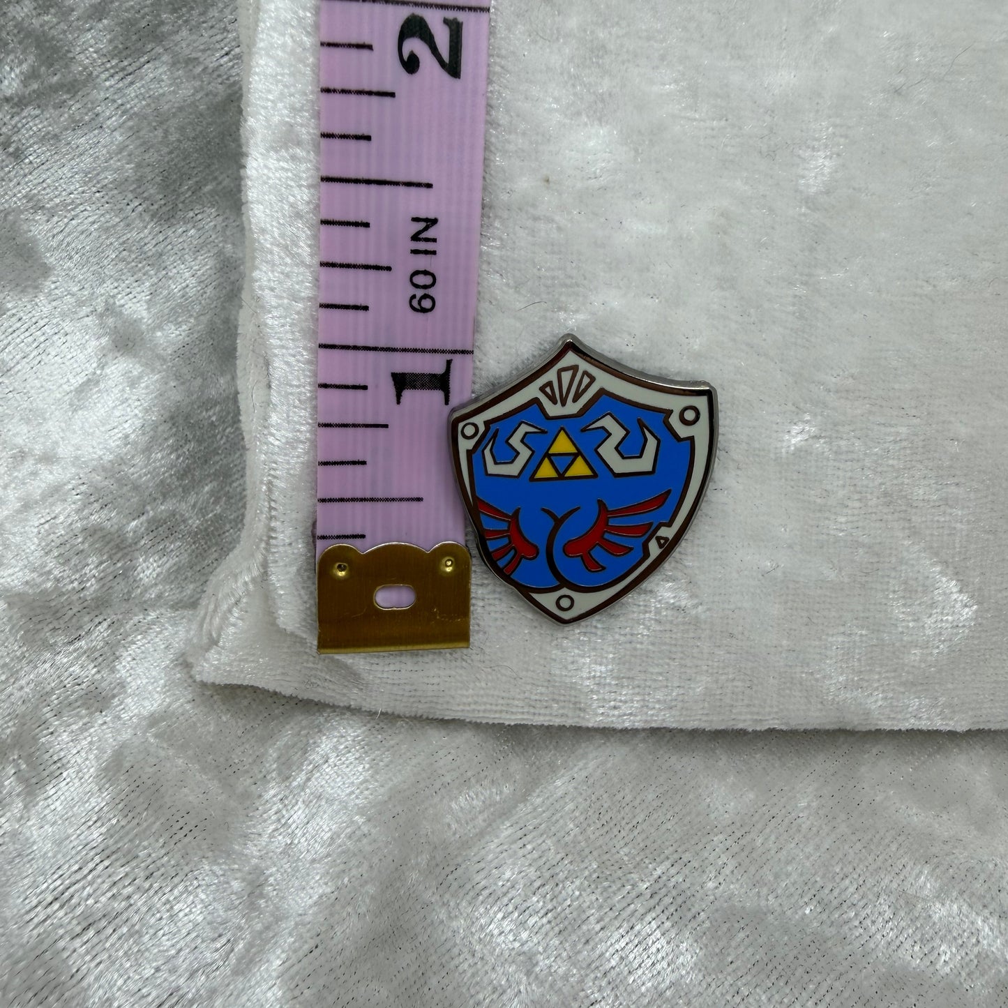 Elf Shield Butt Pin by Brian Cook | Funny Gaming Parody Enamel Pin
