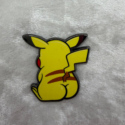 Electric Rat Butt Pin by Brian Cook | Funny Anime Parody Enamel Pin