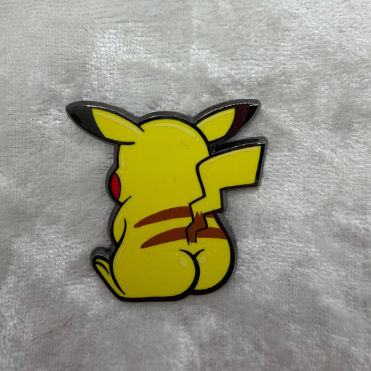 Electric Rat Butt Pin by Brian Cook | Funny Anime Parody Enamel Pin