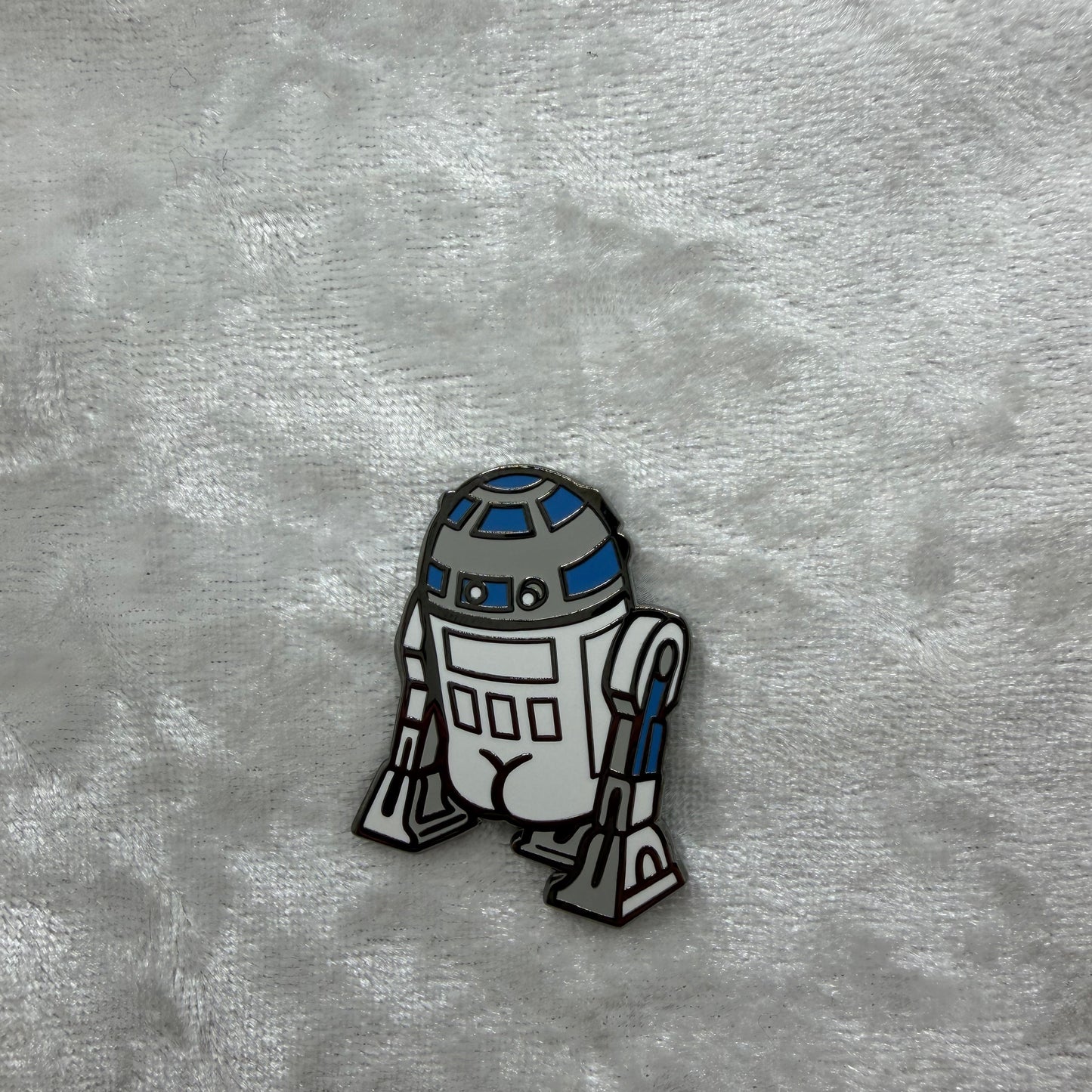 Artooty Droid Butt Enamel Pin - Brian Cook Parody