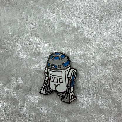 Artooty Droid Butt Enamel Pin - Brian Cook Parody