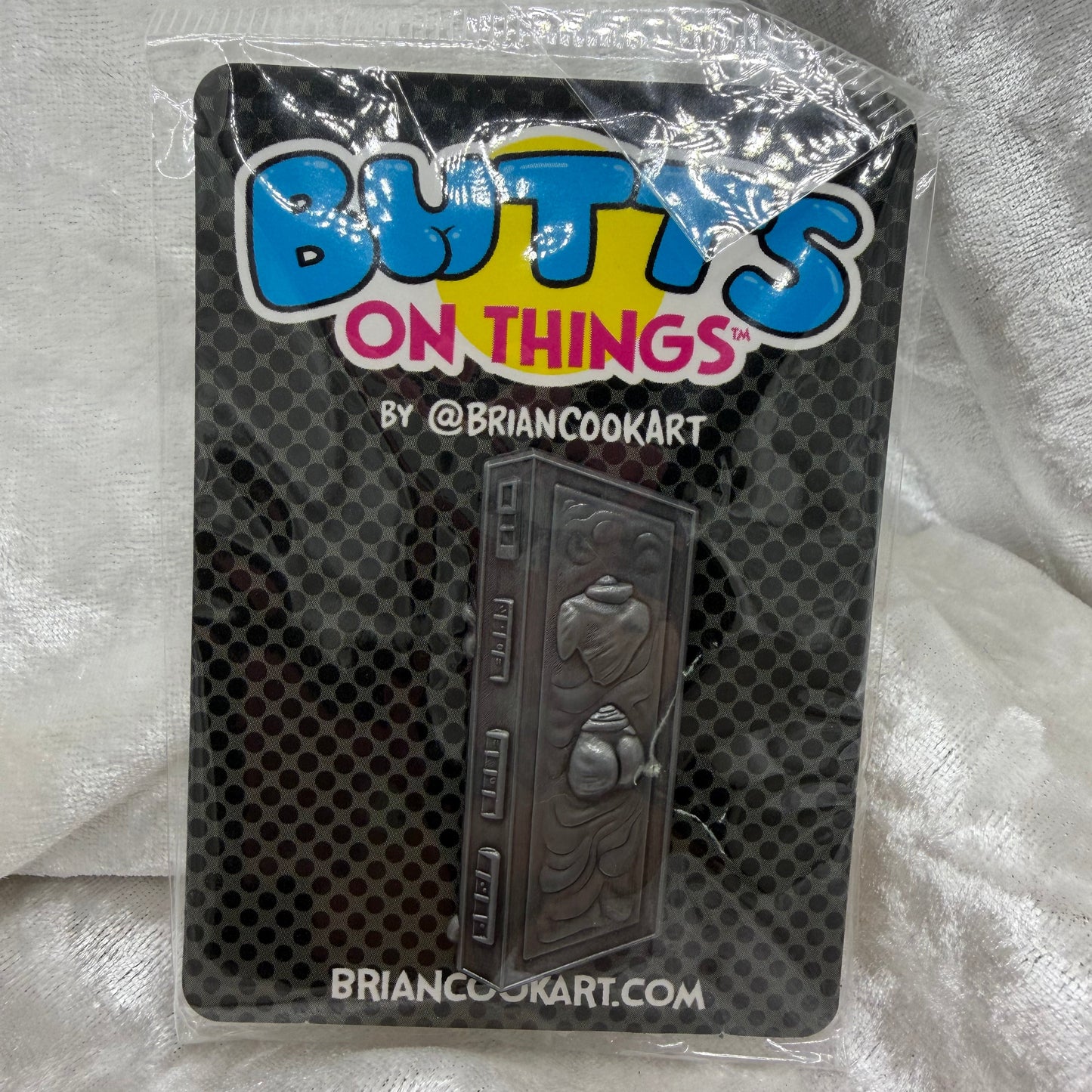 Frozen Rebel Butt 3D Enamel Pin - Brian Cook Parody