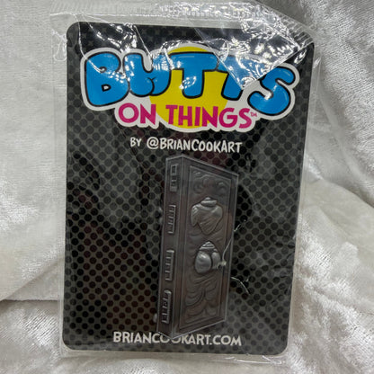 Frozen Rebel Butt 3D Enamel Pin - Brian Cook Parody