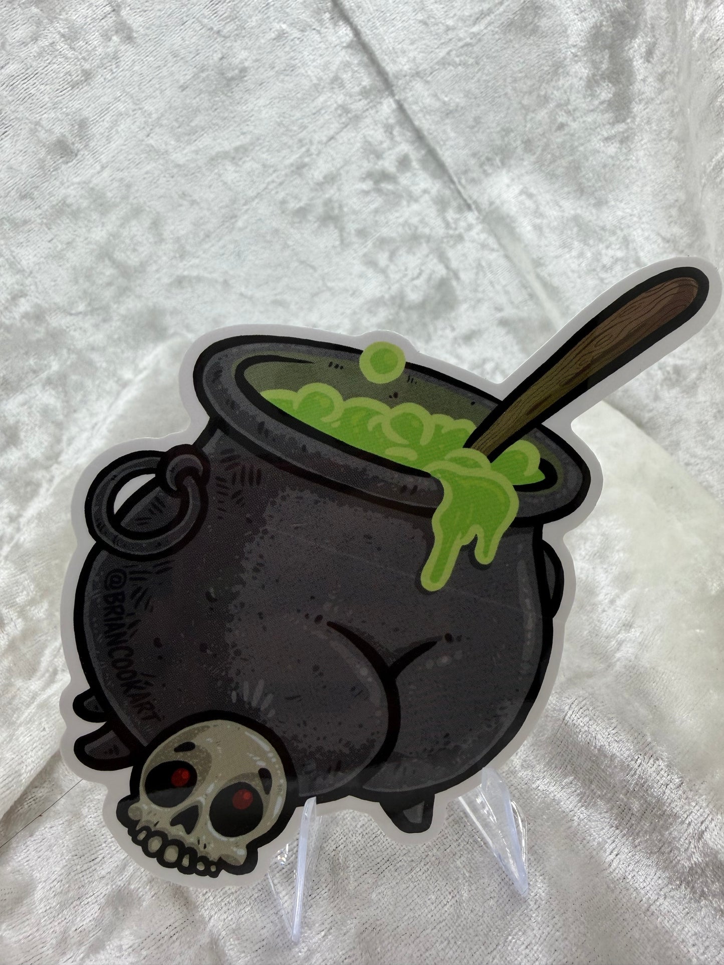 Cauldron Butt Sticker By Brian Cook