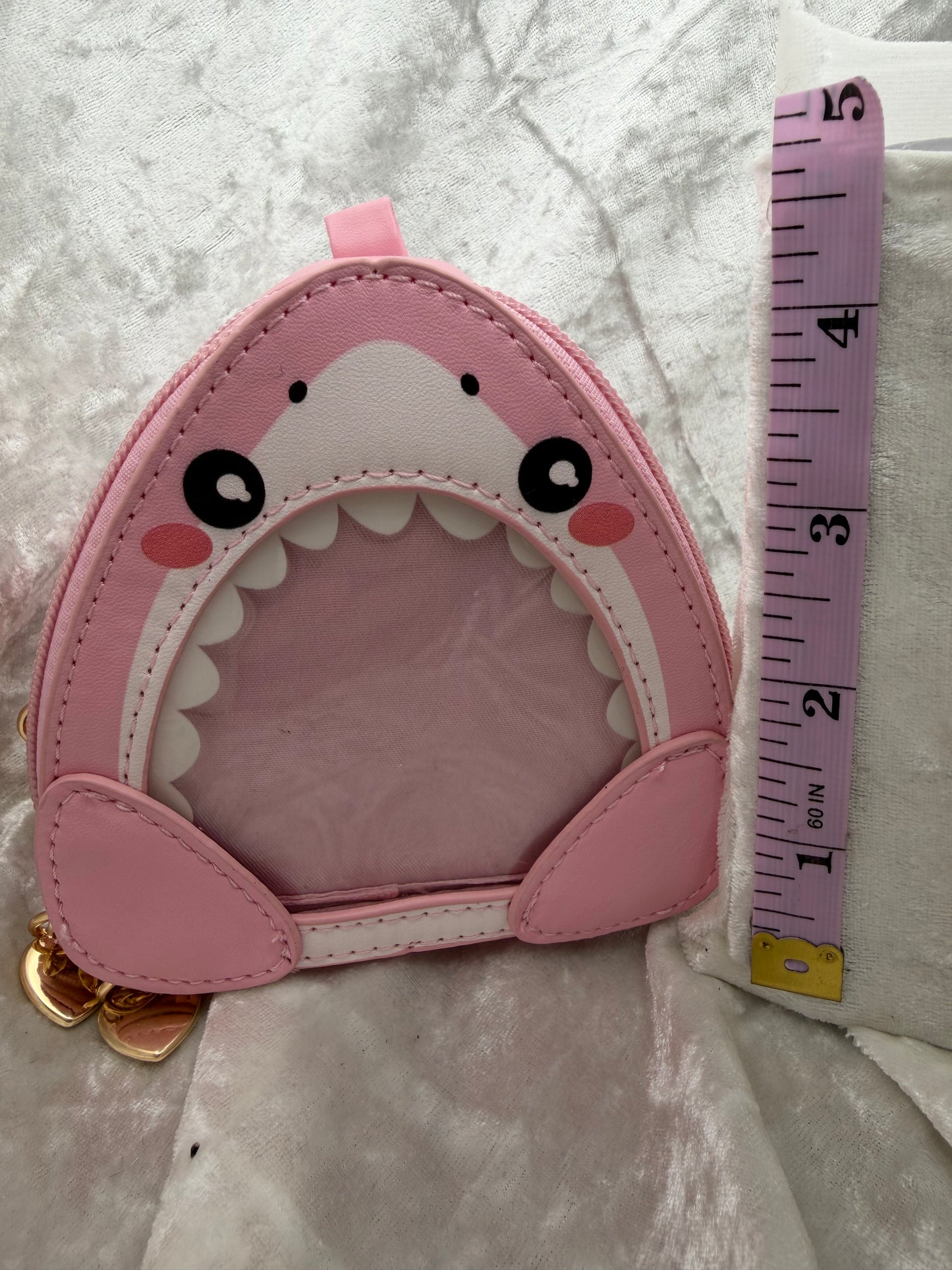 Pink Shark Mini ITA Bag Keychain | Fin Palz Pin Display