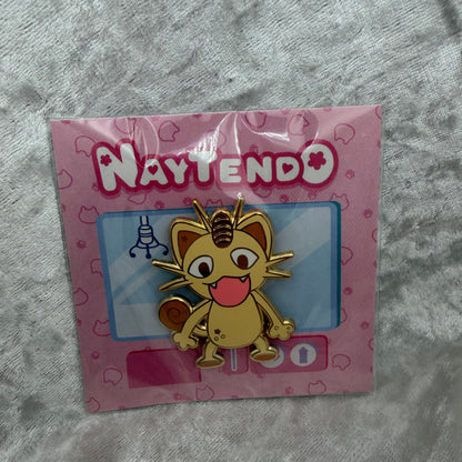 Meowth Hard Enamel Pin by Naytendo | Fan Made