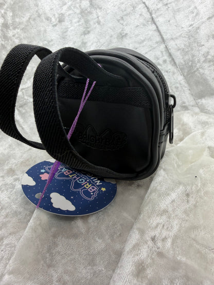 Black Nugget Plushie Tiny Ita Bag by Bright Bat Designs
