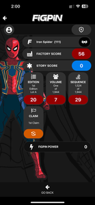 FiGPiN Spider-Man Iron Spider #111 Locked
