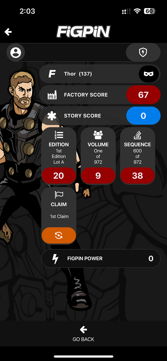 Thor #137 FiGPiN Avengers Locked