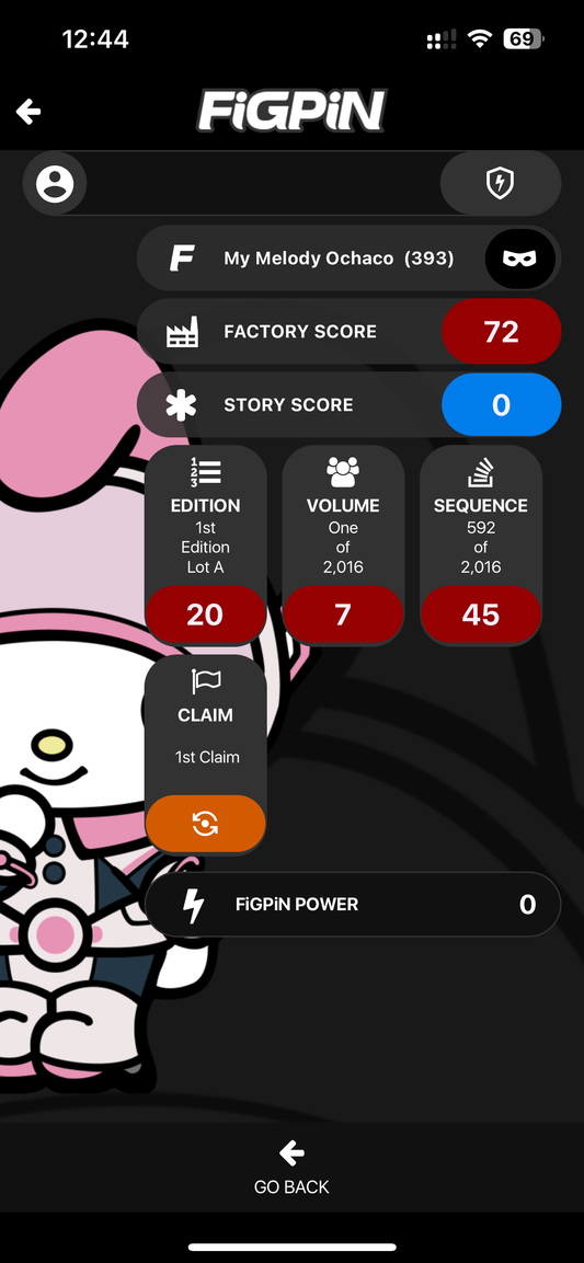 FiGPiN #393 My Hero Academia Locked My Melody Ochaco