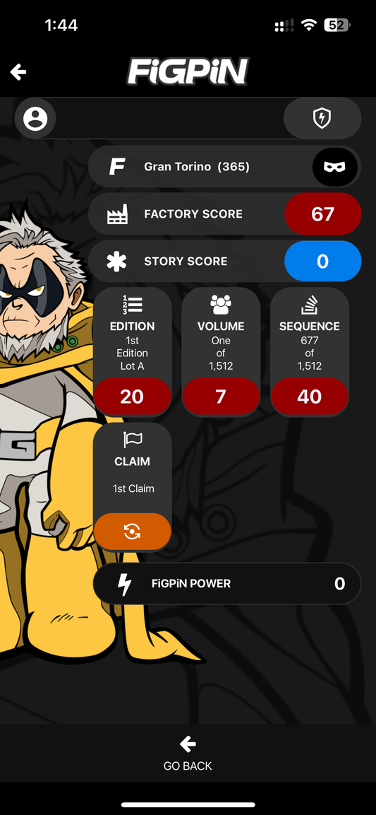 FiGPiN My Hero Academia Gran Torino 365 Locked