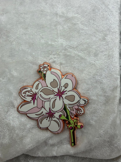 Sakura Cherry Blossom Classic Pin - 2 Inch - Bendiesticks
