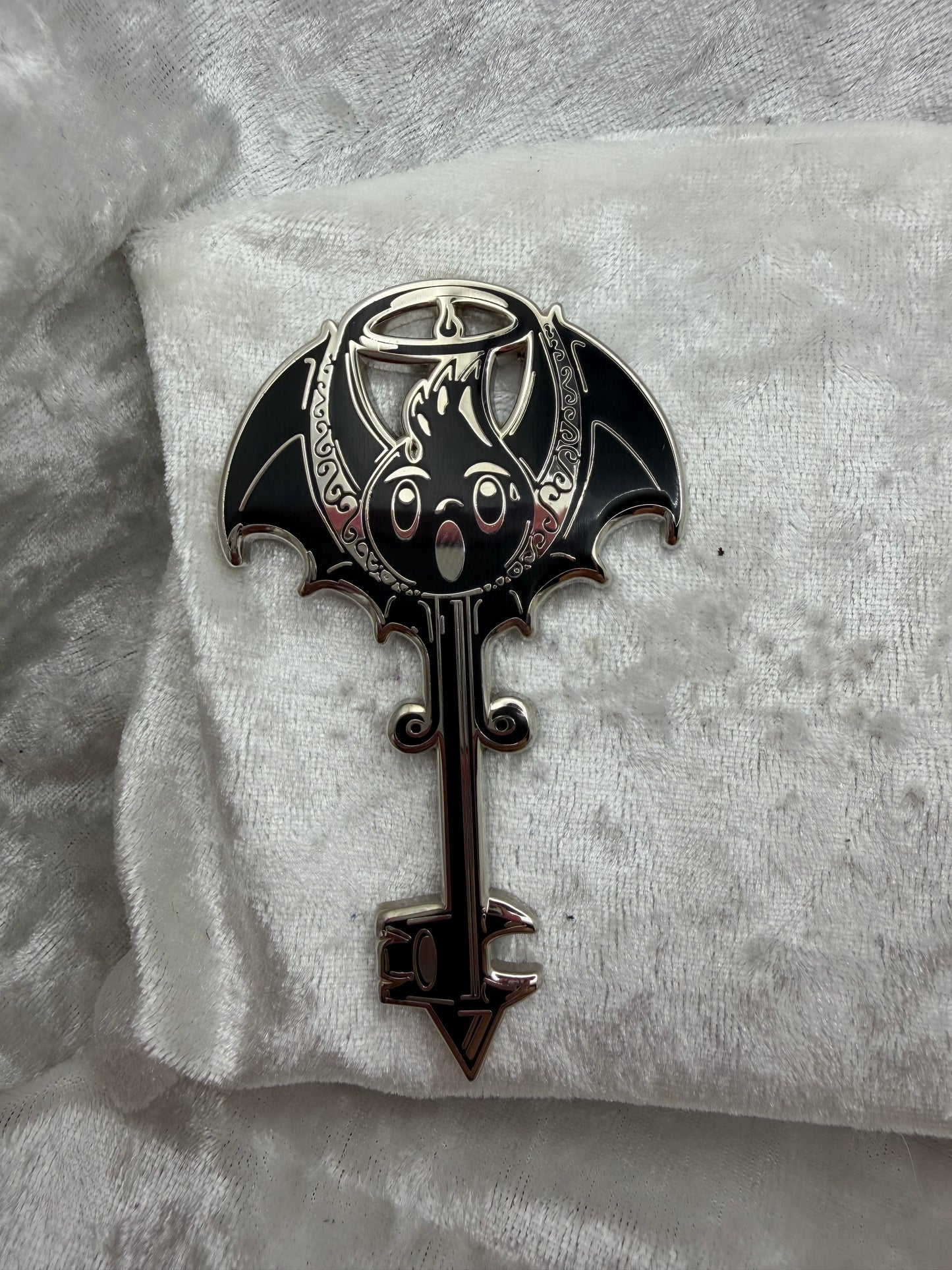 Life & Death Key Black and Silver Bendiesticks Mascot LE 50 Pin - 3 Inch