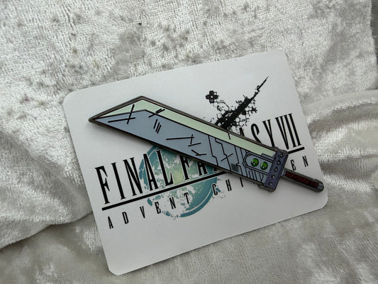 Final Fantasy Sword LE 50 Pin - 2.5 Inch - Bendiesticks