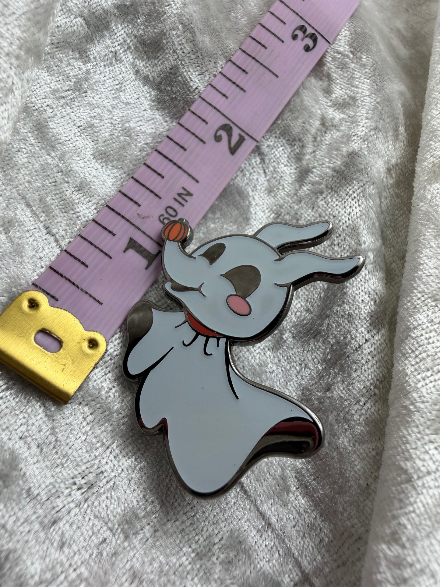 Ghost Pup Glow in the Dark Enamel Pin by Unicorn Crafts