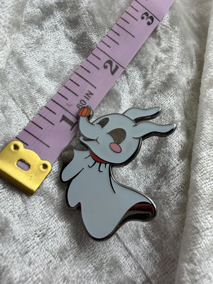 Ghost Pup Glow in the Dark Enamel Pin by Unicorn Crafts