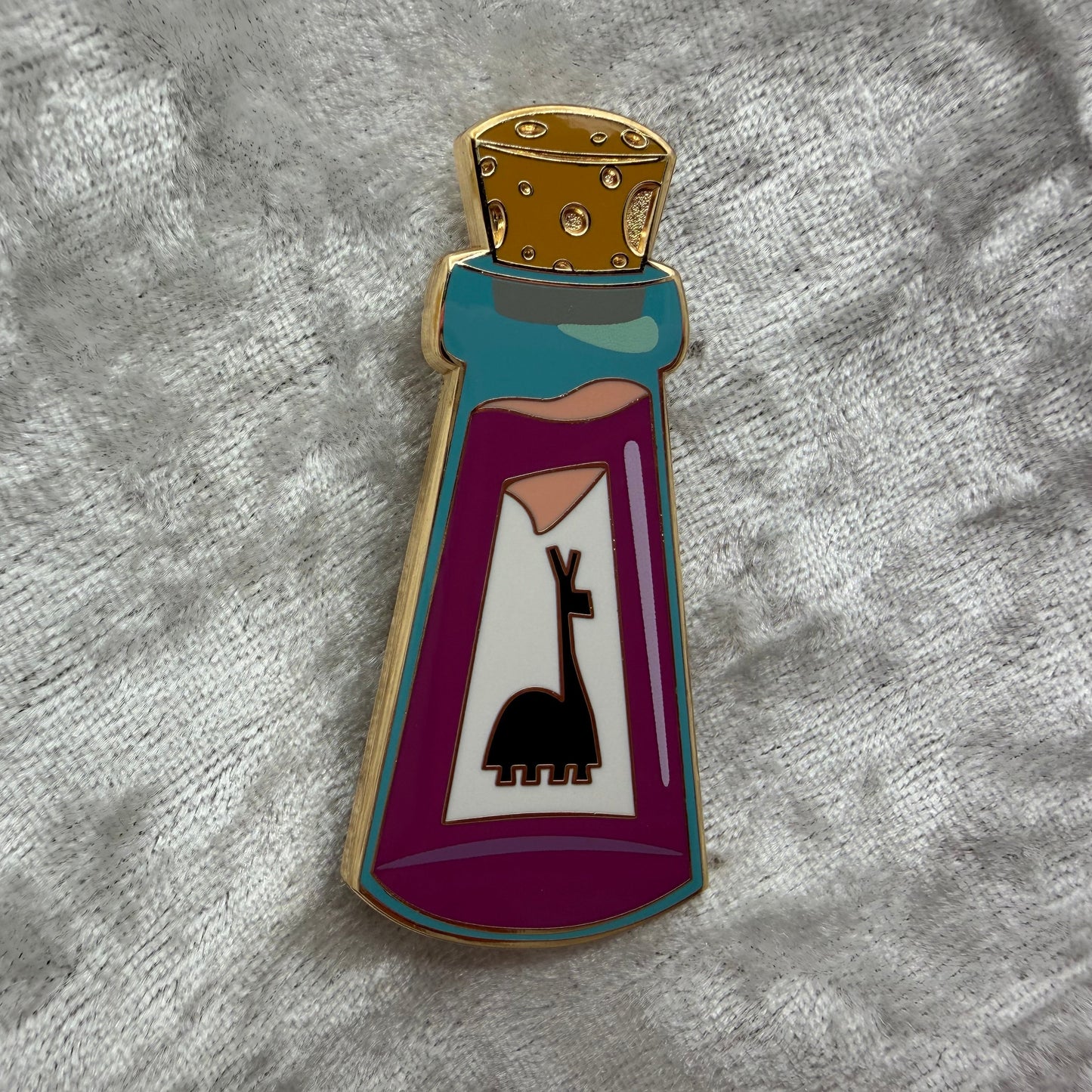 Llama Potion Glow in the Dark Enamel Pin | Fan Made