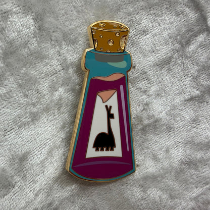 Llama Potion Glow in the Dark Enamel Pin | Fan Made