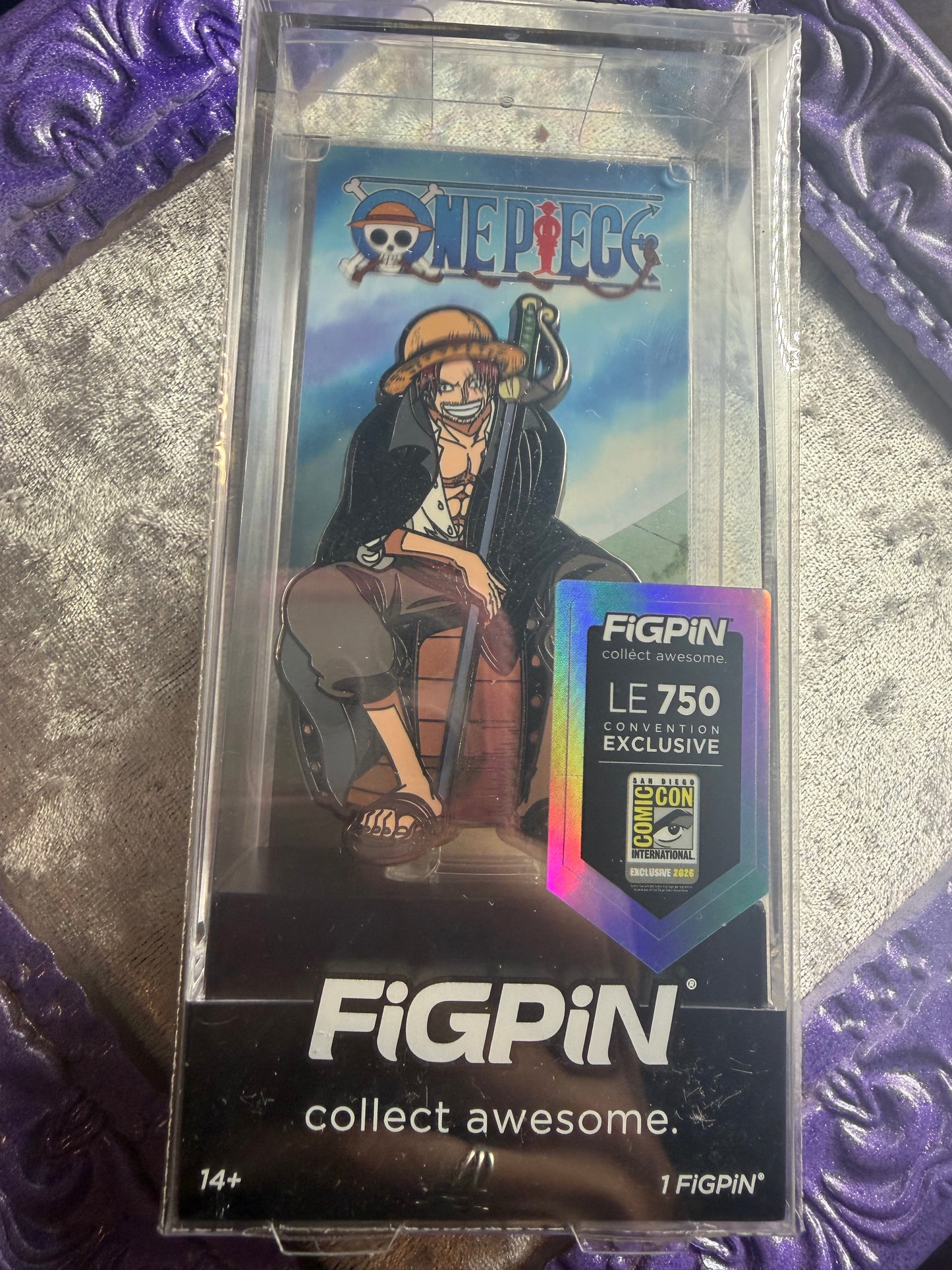 SDCC 2026 Exclusive FiGPiN - One Piece Shanks LE 750
